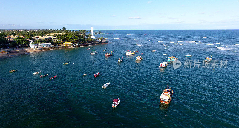 praia do forte鸟瞰图